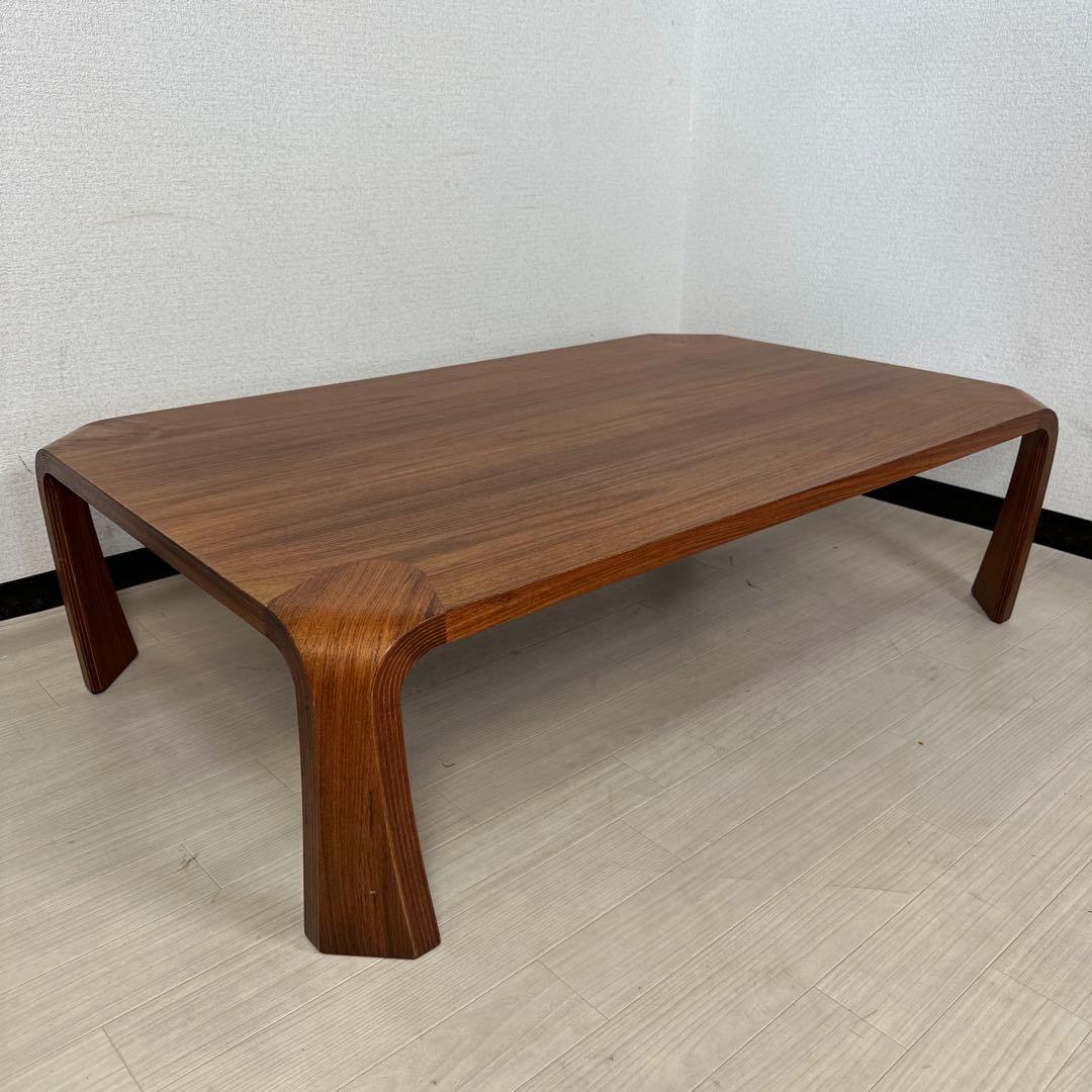 天童木工 ローテーブル センターテーブル リビングテーブル 座卓 乾三郎 i4※ 天童木工 / Tendo 座卓 ブラジリアンローズウッド 乾三郎 和 ロー
