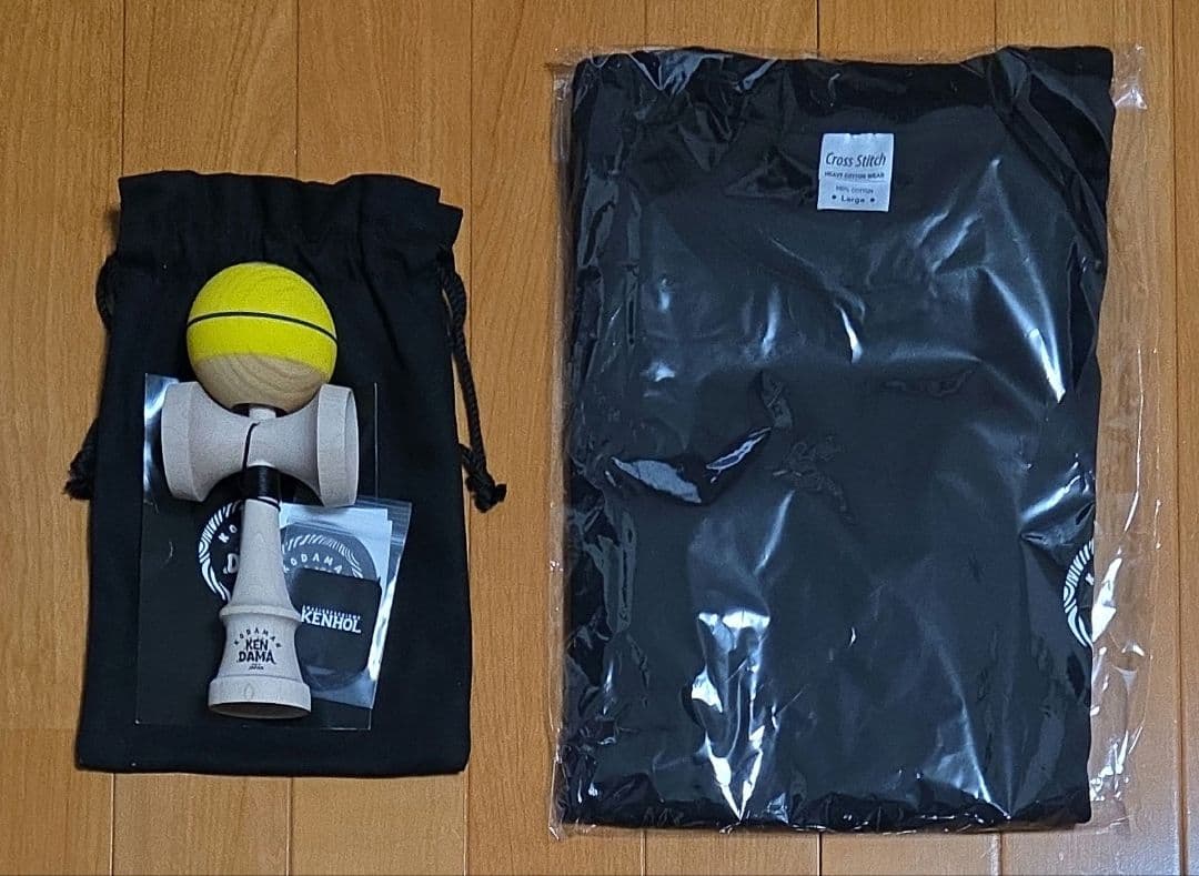 【セット品】KODAMAN KENDAMA・T-shirts-BLACK- KODAMAN KENDAMA / BLACK / MAPLE | KODAMAN KEND