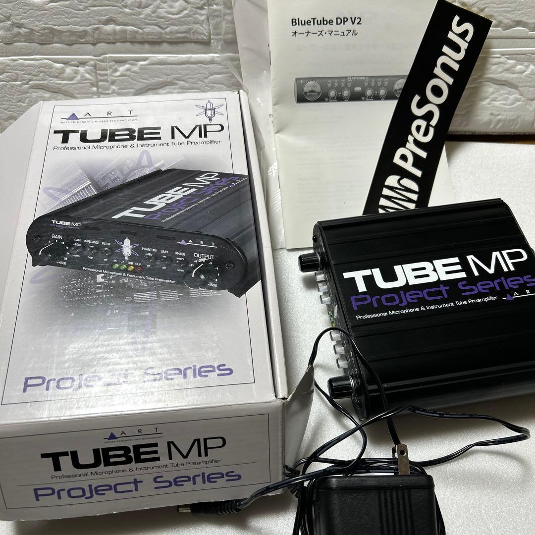 ART Tube MP Project Series 真空管プリアンプ ART Tube MP/C 真空管マイク・プリアンプ｜コンプリミッター｜DIボックス