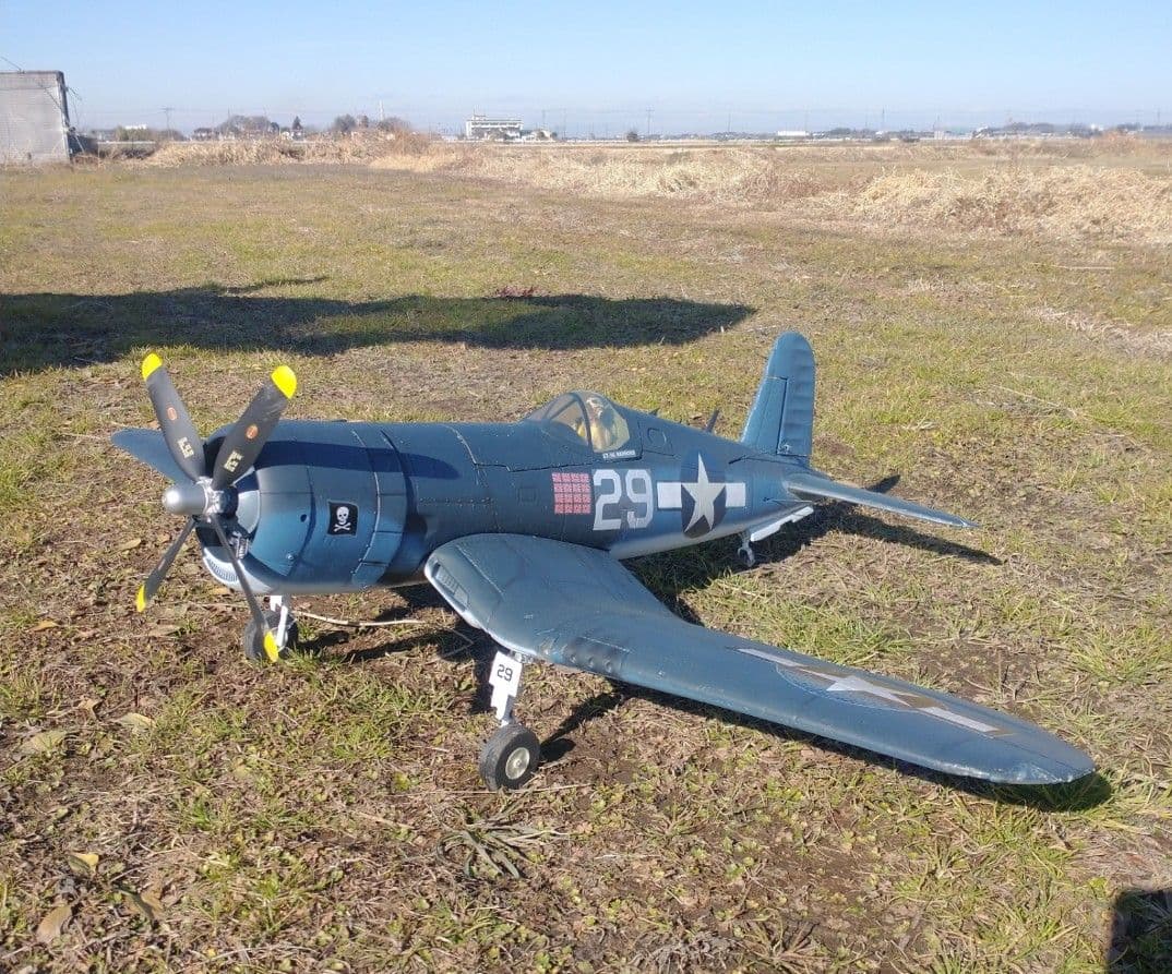 F4U コルセア　ラジコン飛行機　電動 S9552882787d84218857a53706b953